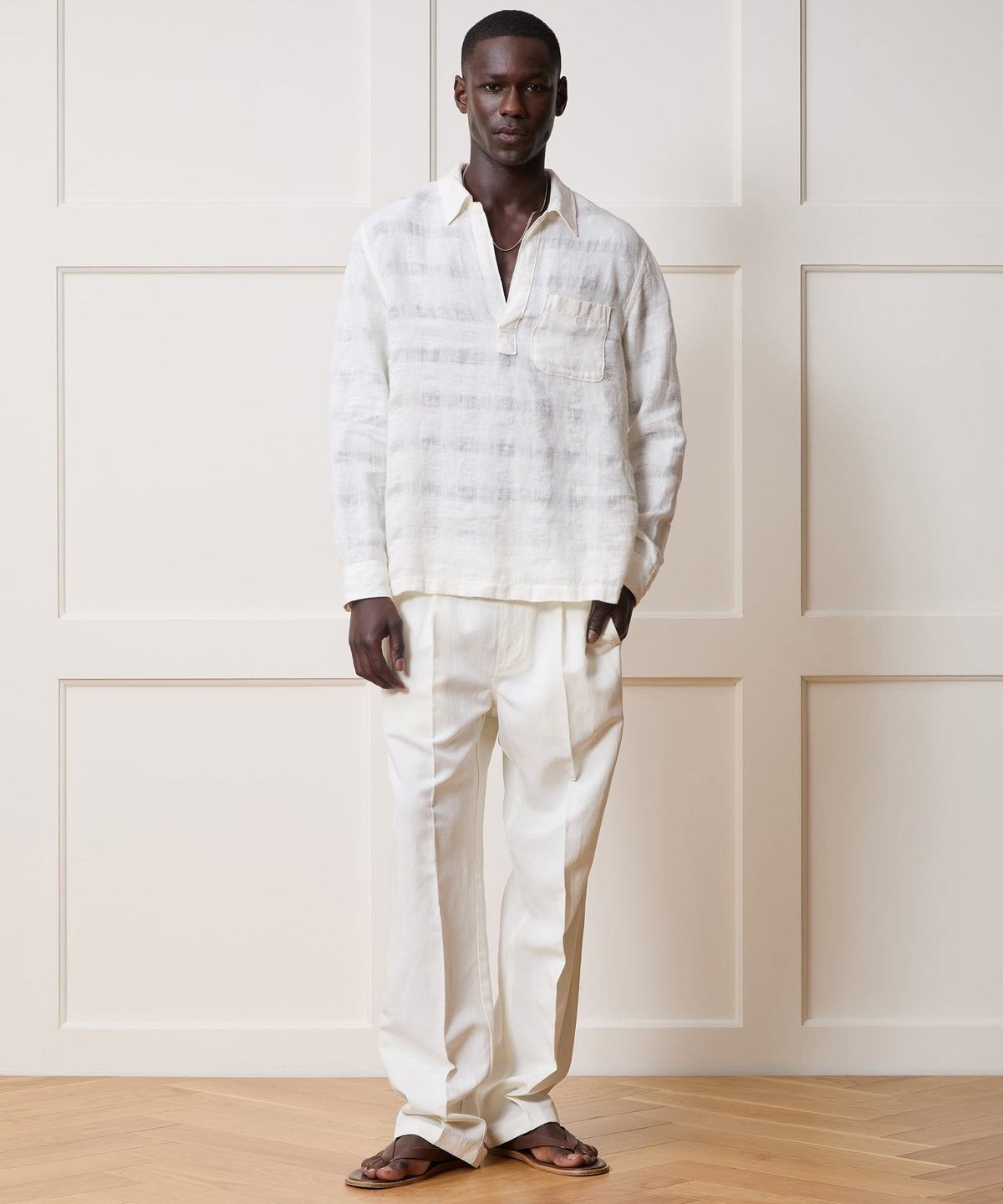 Linen Popover Shirt