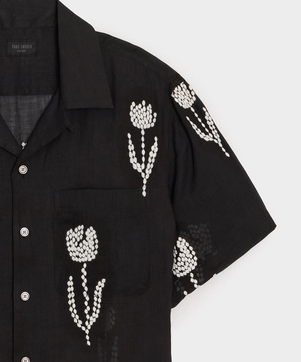 Embroidered Capri Shirt