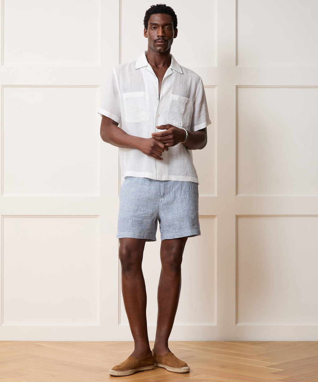 Embroidered Capri Shirt