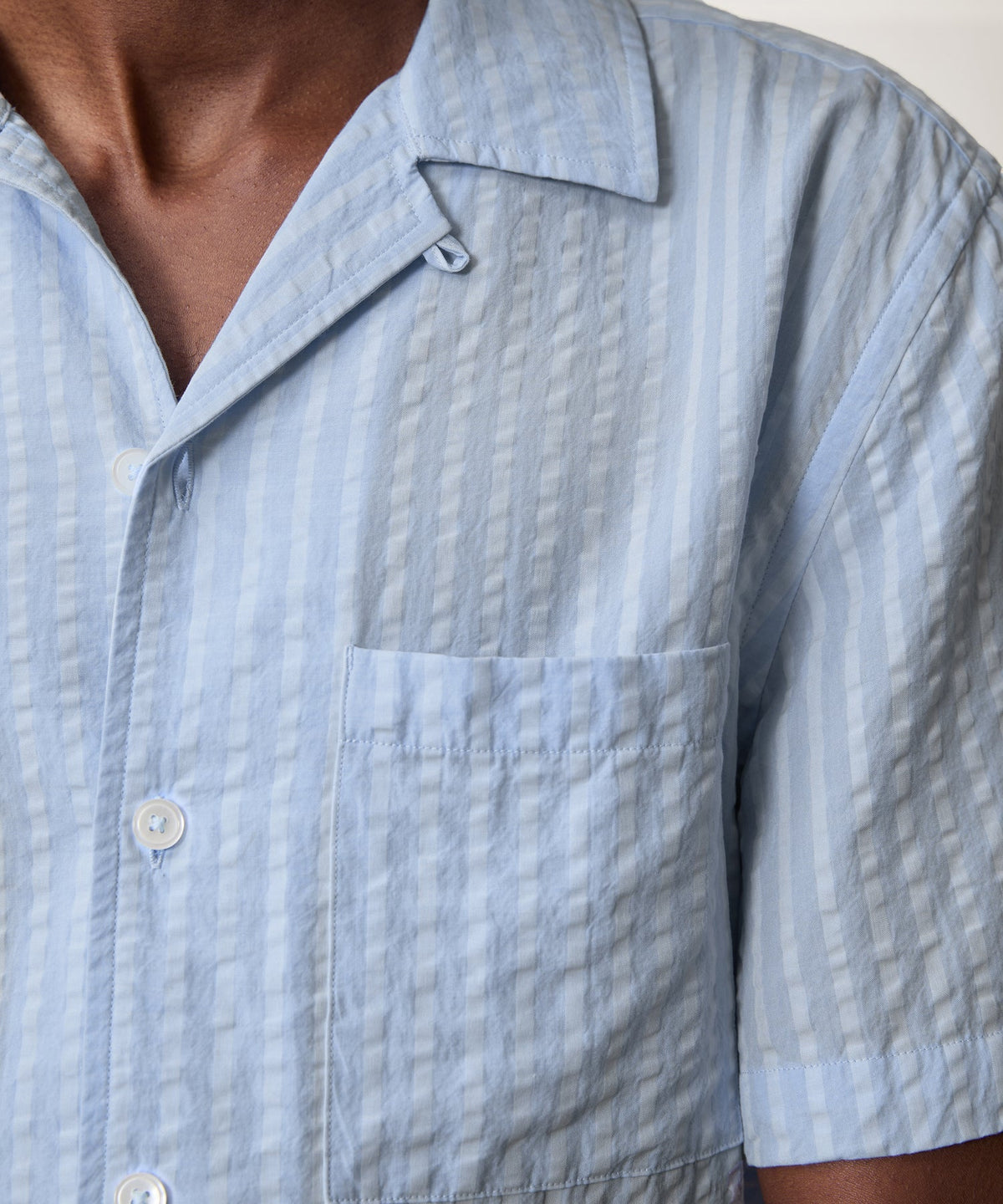 Seersucker Capri Shirt