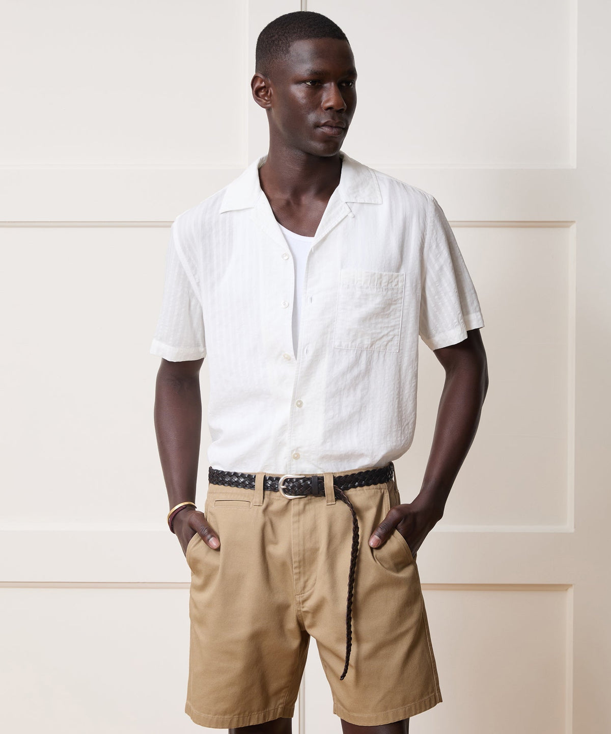 Seersucker Capri Shirt
