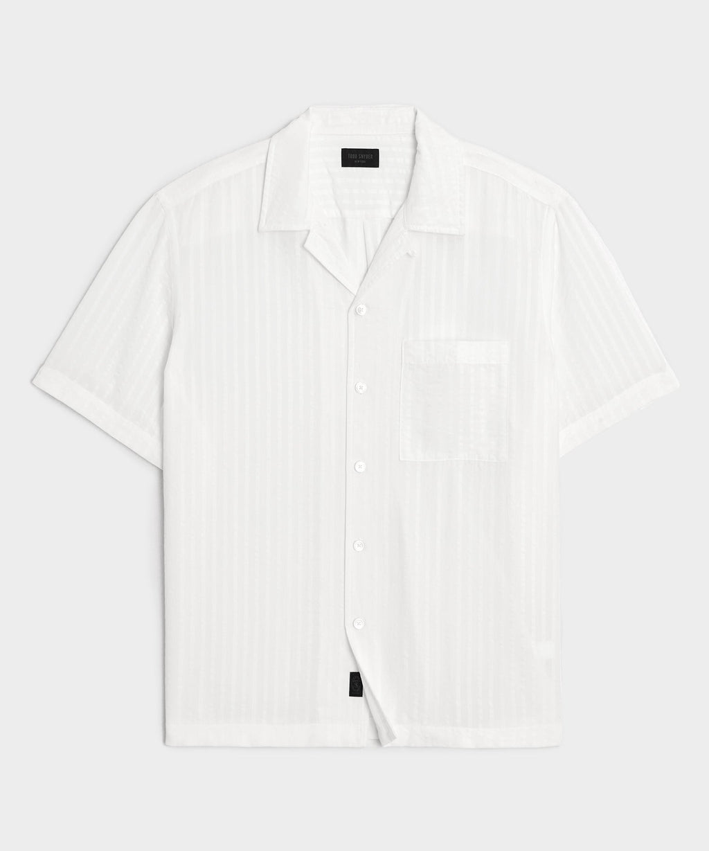 Seersucker Capri Shirt