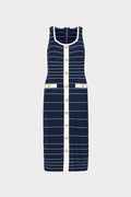 Mari Stripe Midi Dress