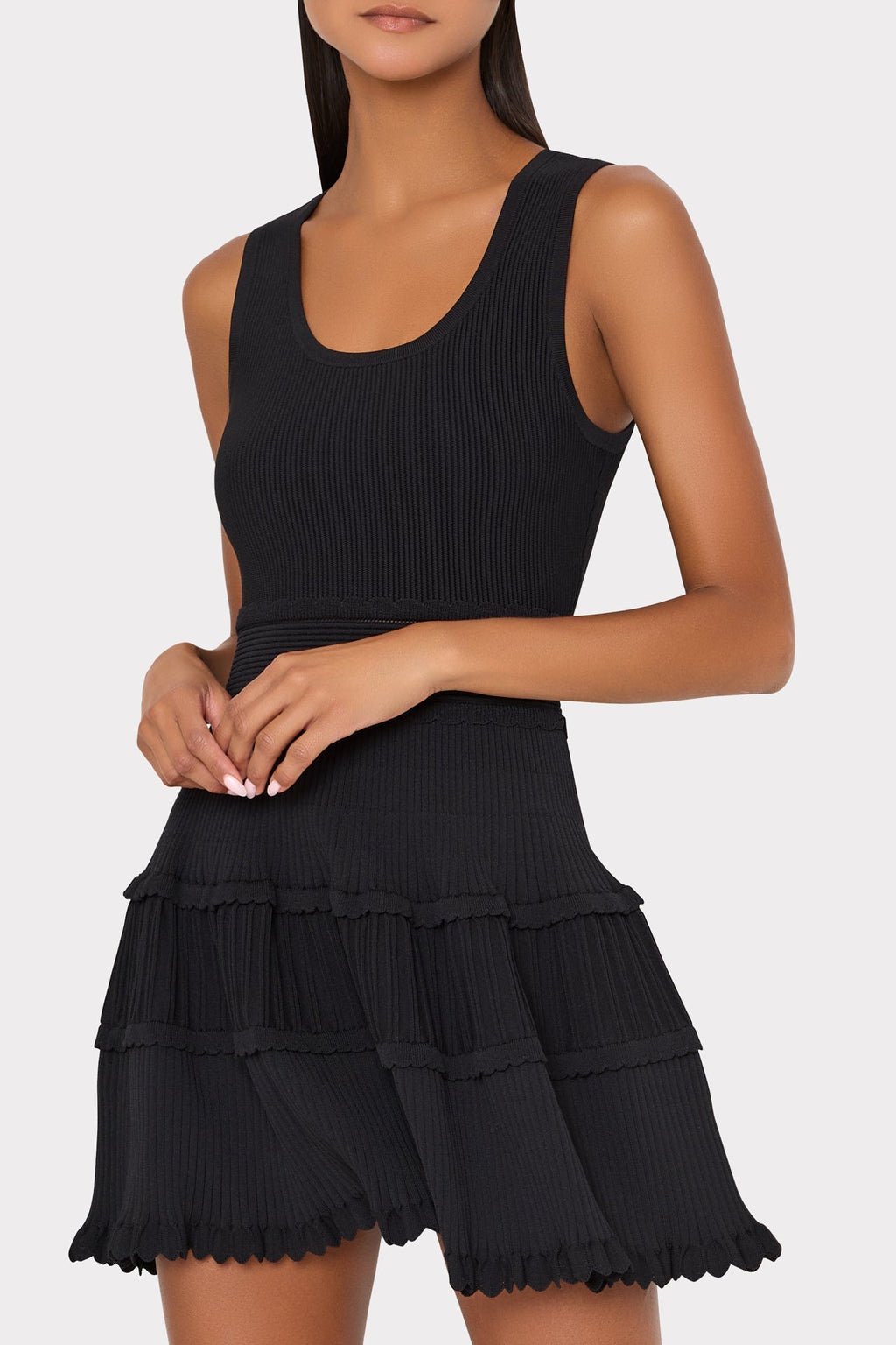 Suri Scallop Mini Dress