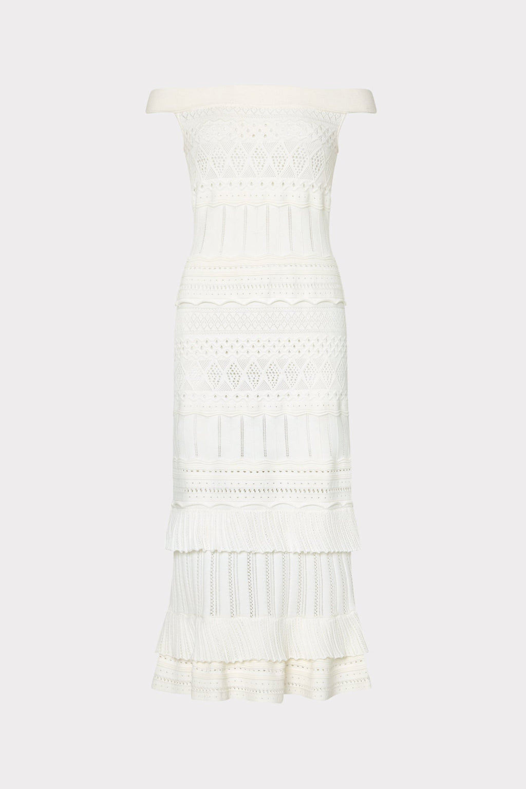 Maven Ruffle Midi Dress