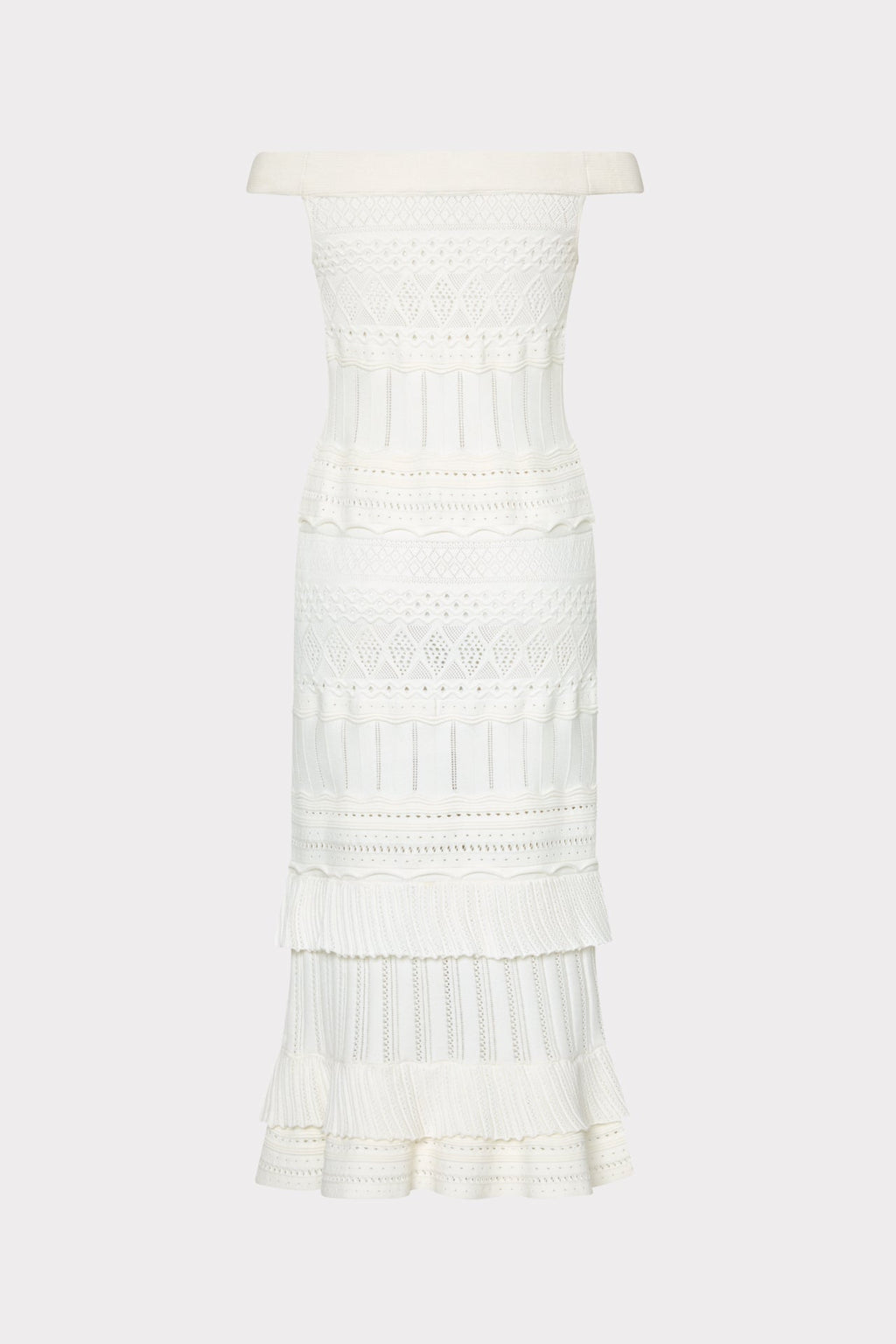 Maven Ruffle Midi Dress