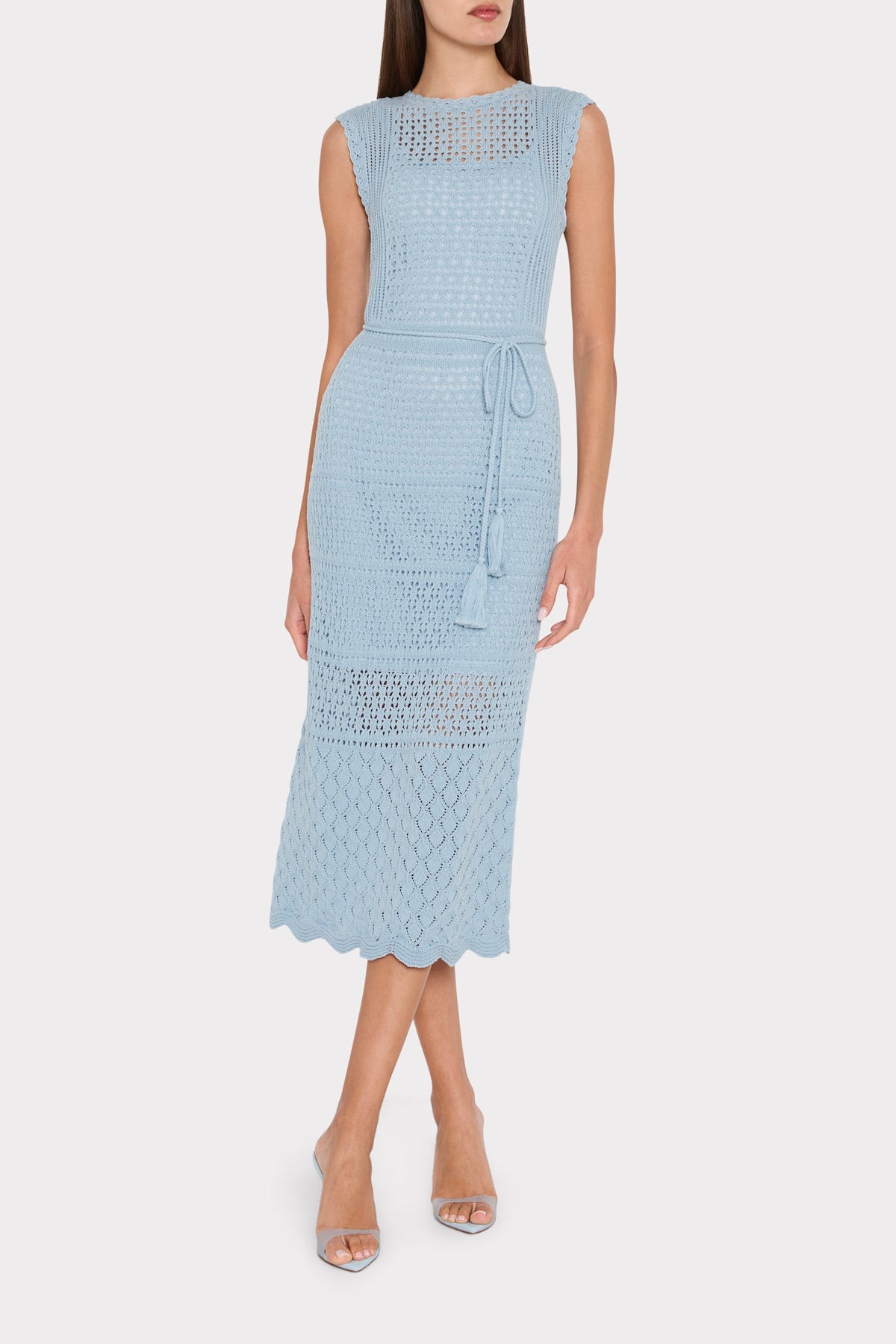 Kai Crochet Midi Dress