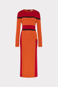 Shohona Long Sleeve Midi Dress