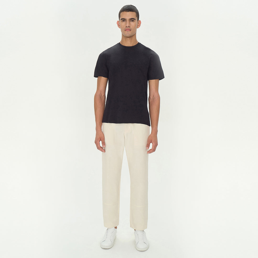 Smooth Cotton Crewneck
