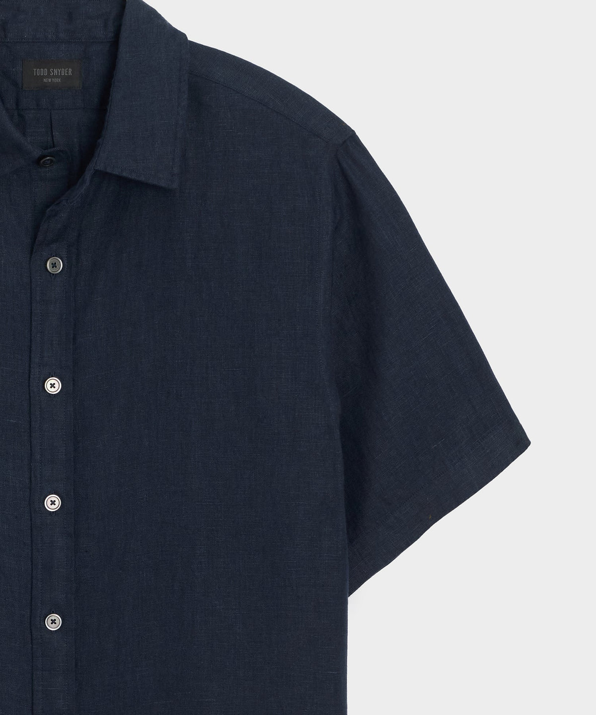 Irish Linen Point Collar Shirt