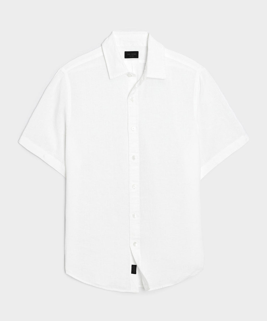 Irish Linen Point Collar Shirt