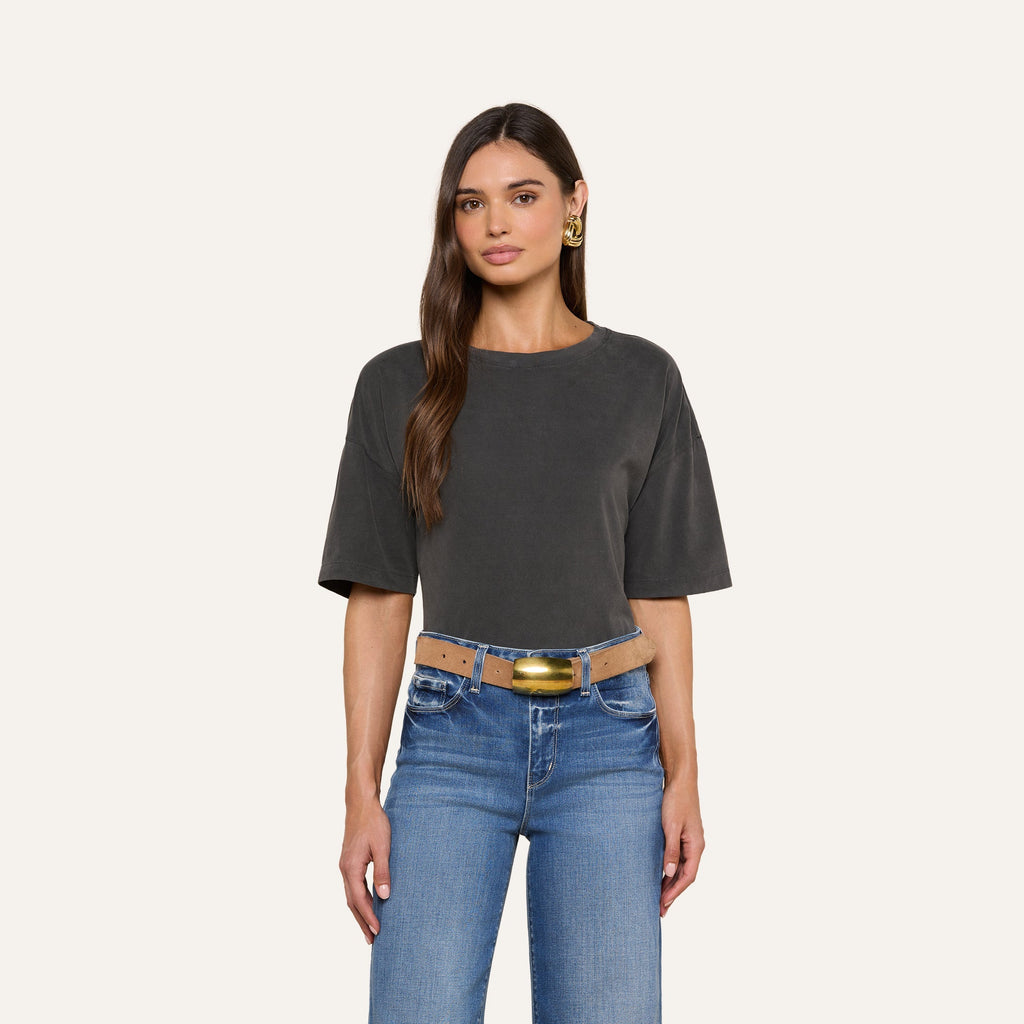 Daria Oversized Cropped Tee