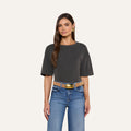 Daria Oversized Cropped Tee