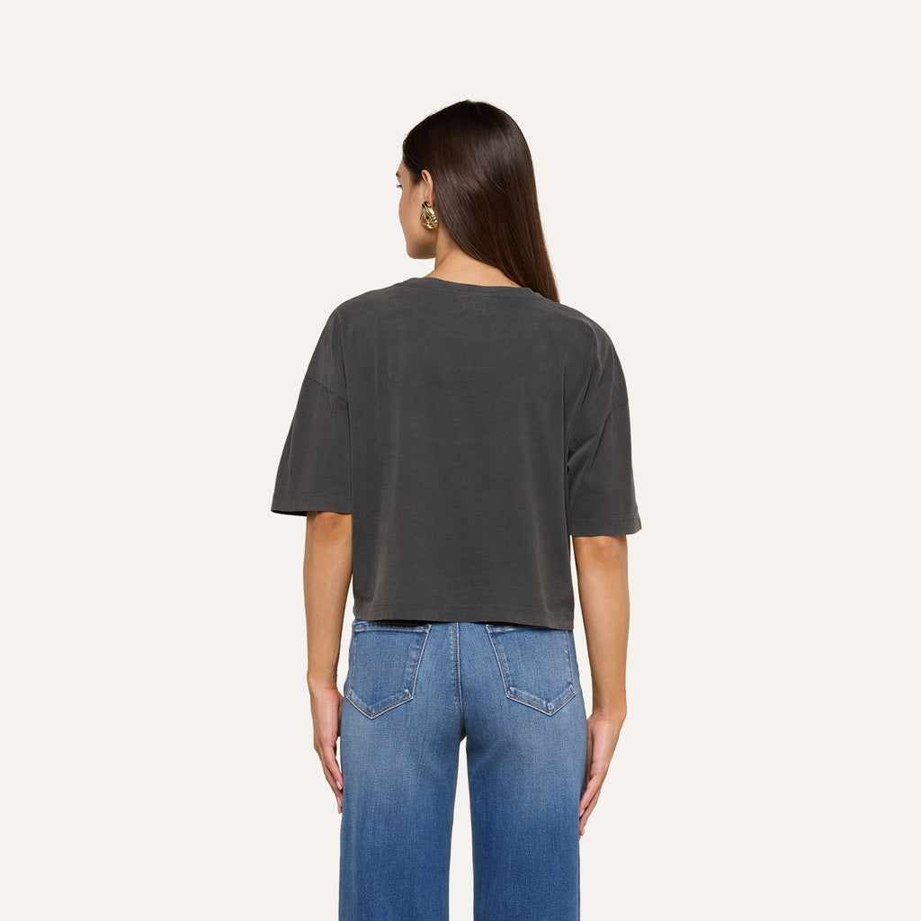 Daria Oversized Cropped Tee