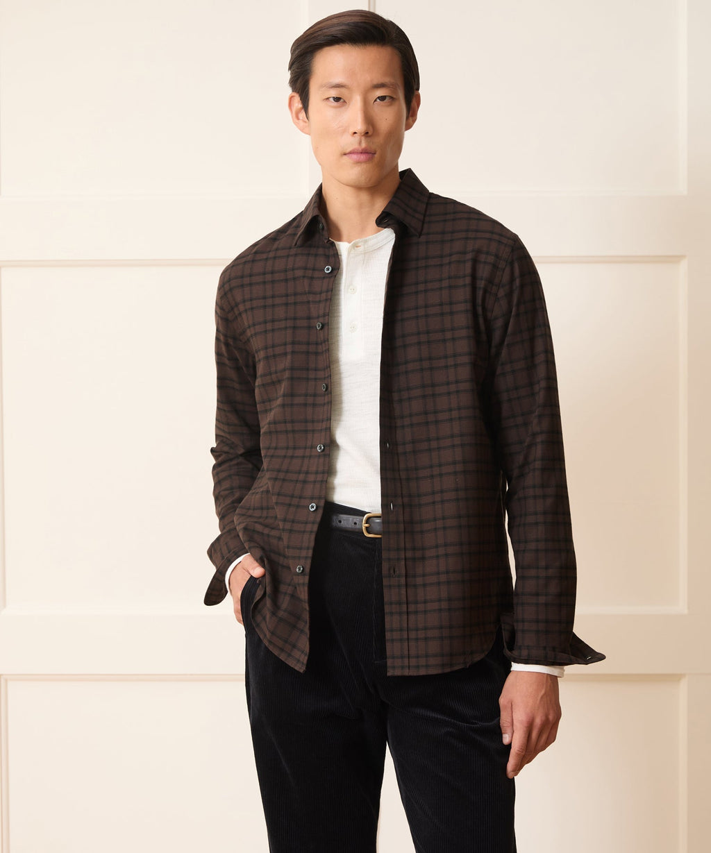 Cotton-Cashmere Sport Shirt