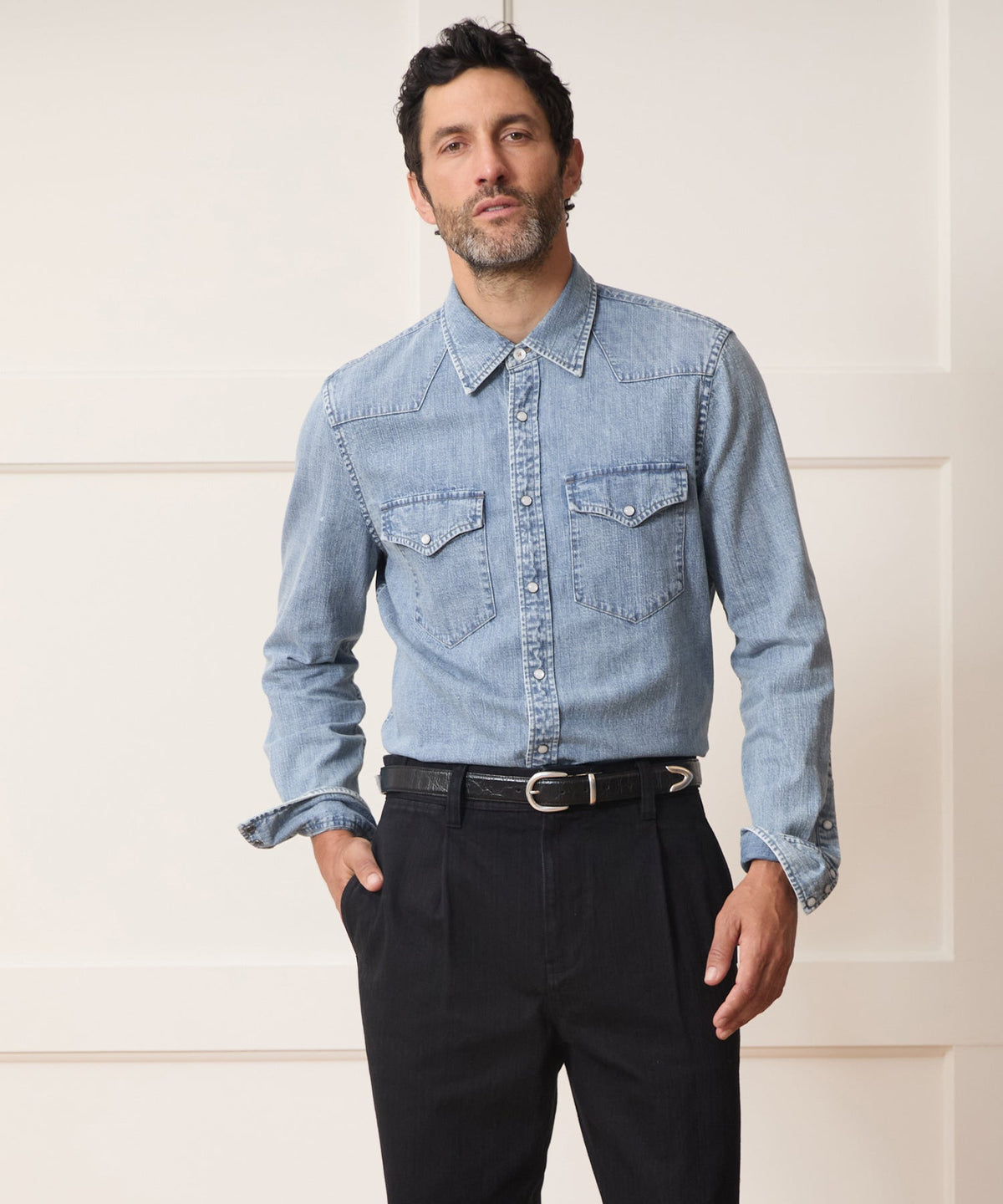 Denim Western Shirt