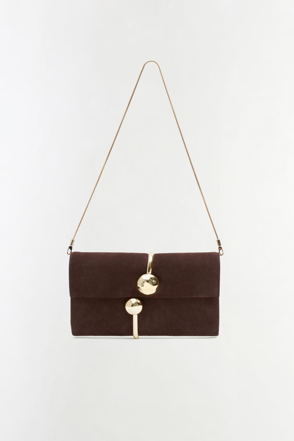 Amaya Nubuck Leather Clutch