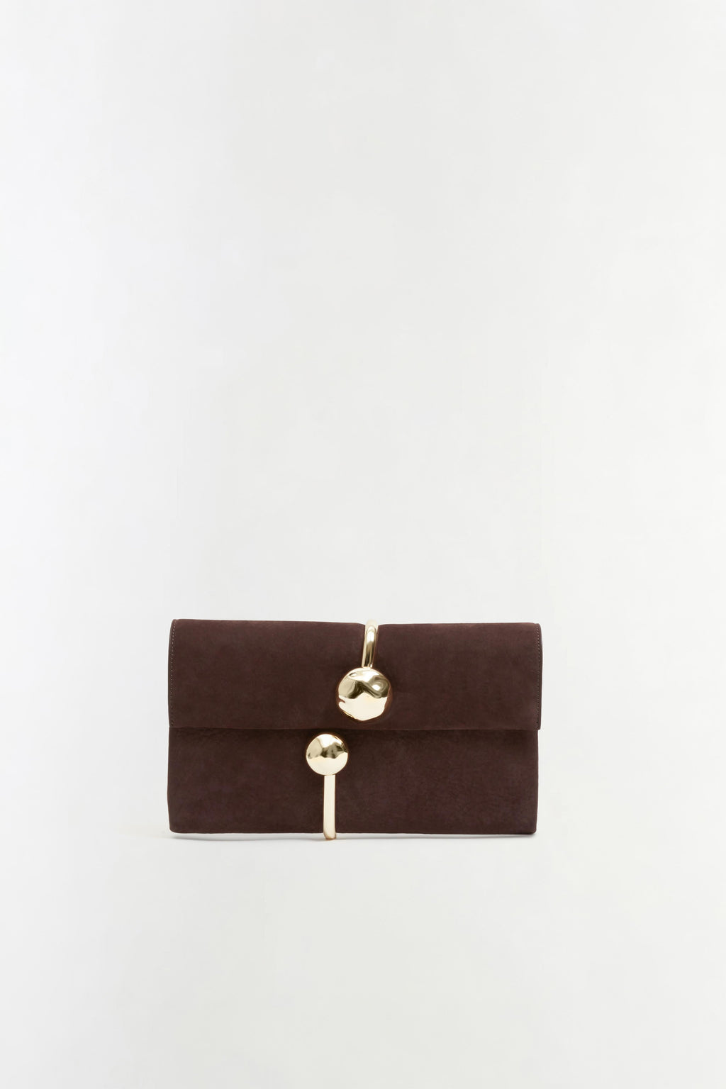 Amaya Nubuck Leather Clutch