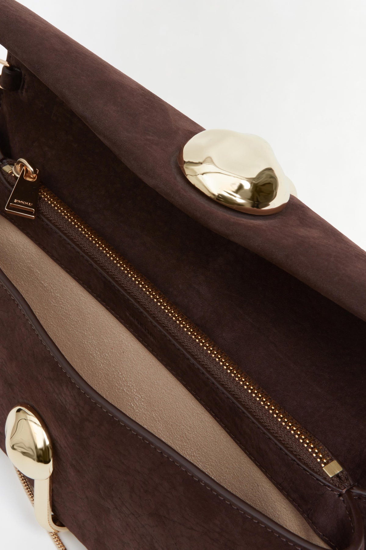 Amaya Nubuck Leather Clutch