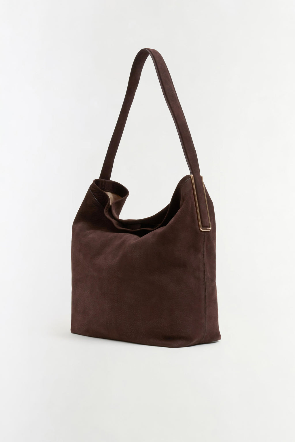 Wynn Nubuck Leather Bucket Bag