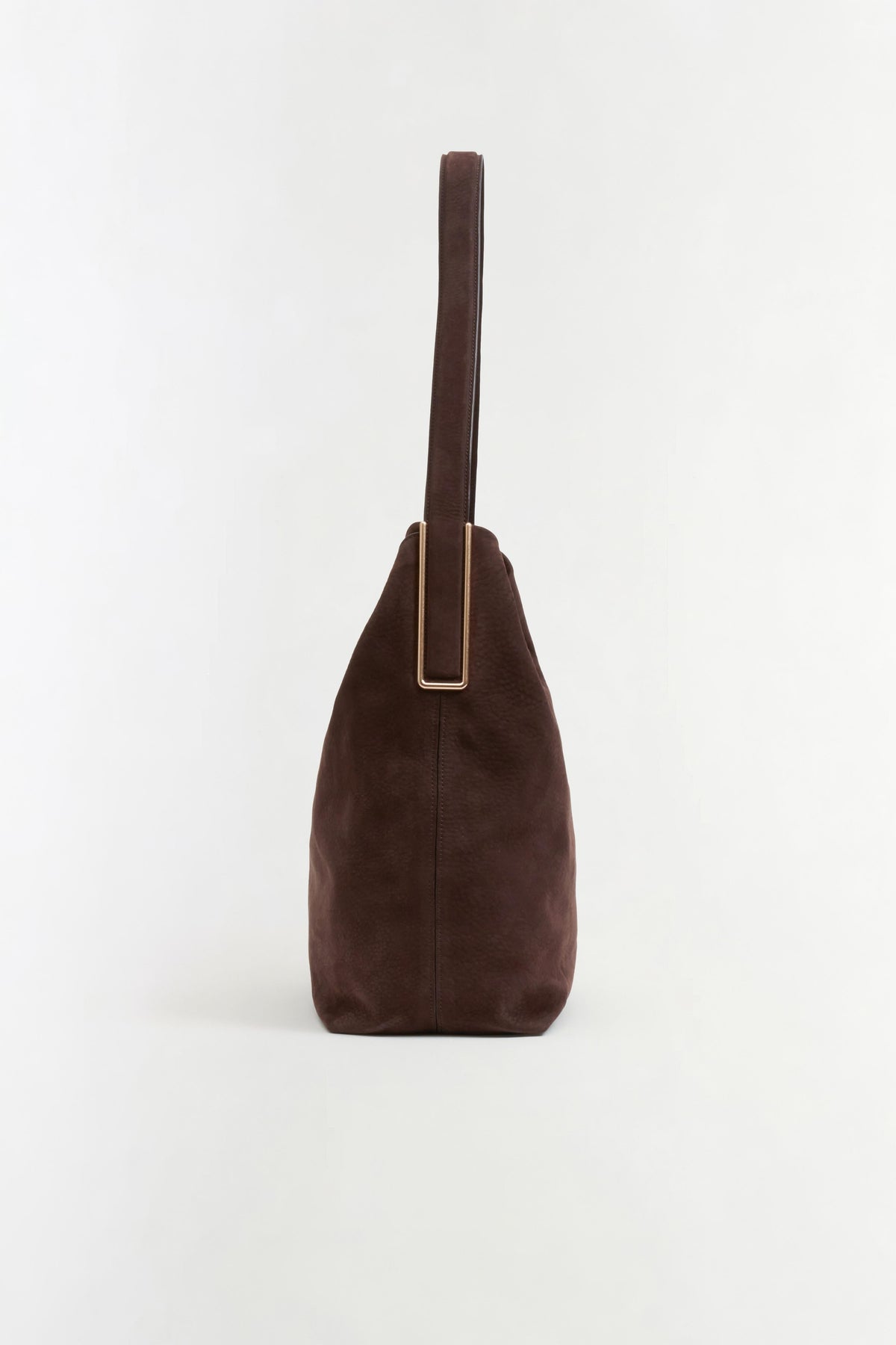 Wynn Nubuck Leather Bucket Bag