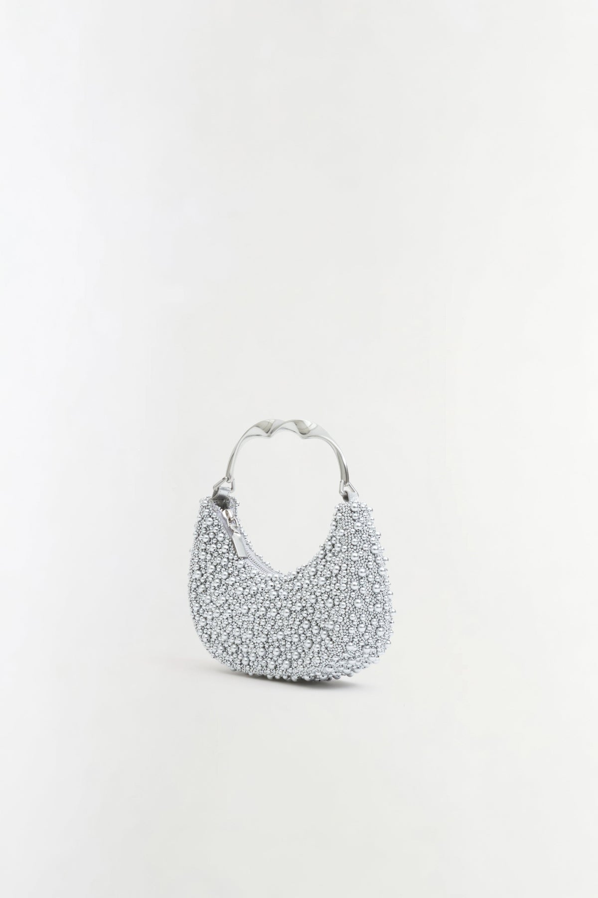 Evelyn Beaded Crescent Bag