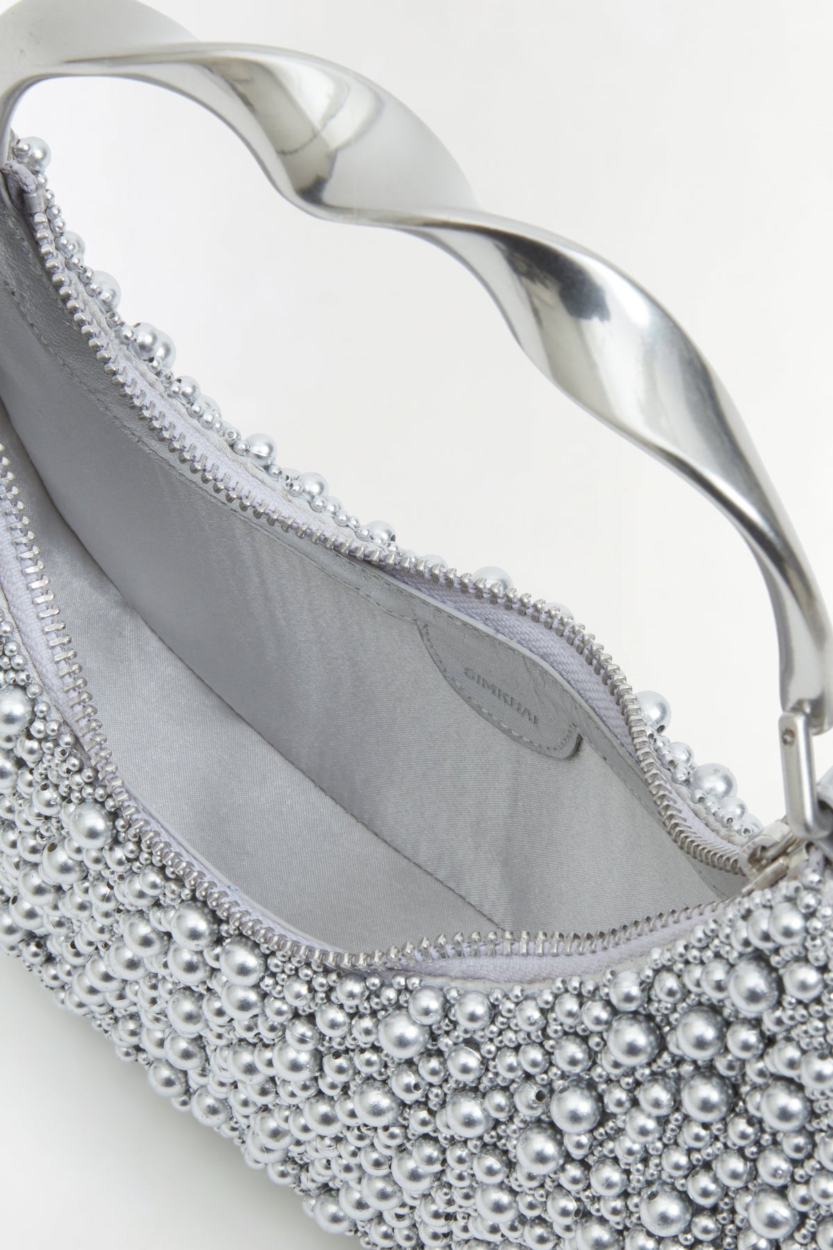 Evelyn Beaded Crescent Bag