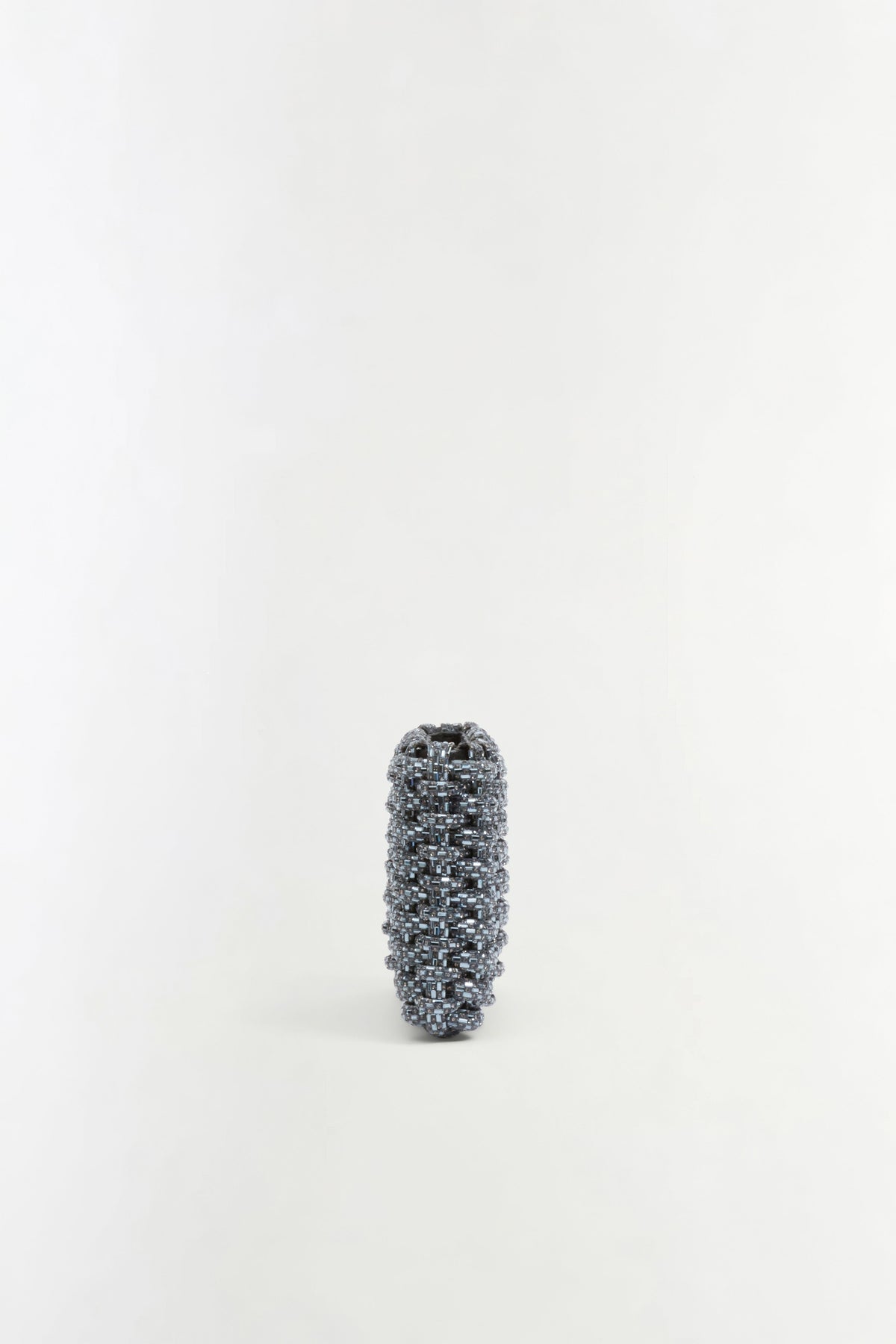 Morgan Woven Rhinestone Clutch