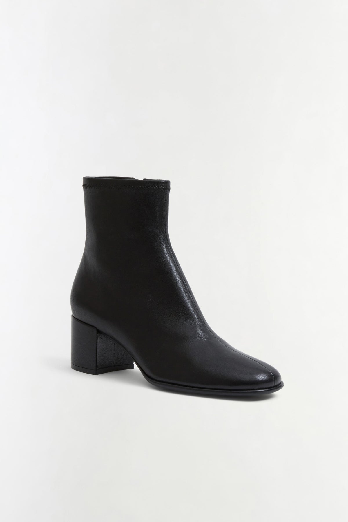 Bianca Stretch Leather Ankle Boot