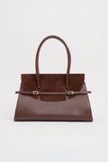 River Suede Shoulder Bag