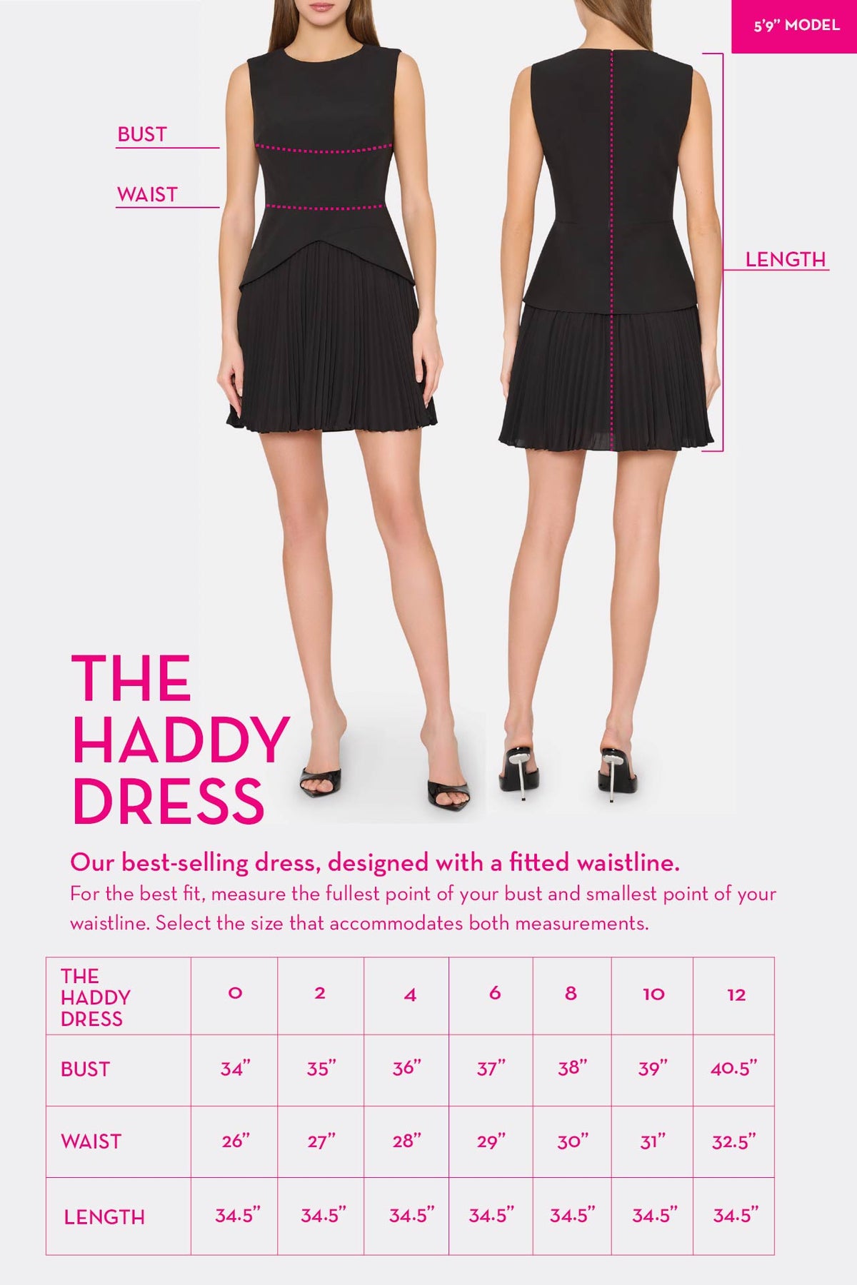 Haddy Pleated Mini Dress