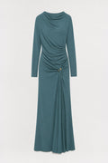 Eleanora Draped Jersey Gown