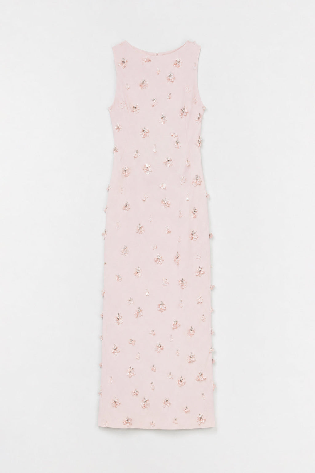 Claudia Embellished Crepe Midi Dress