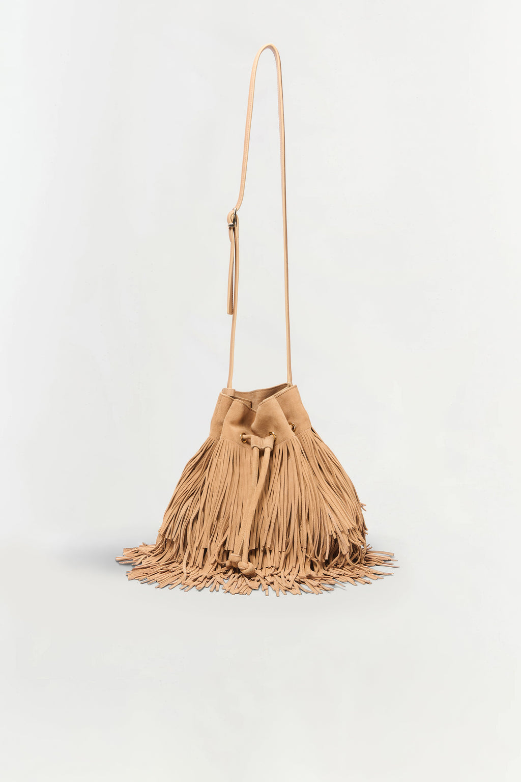 Marena Suede Fringe Crossbody
