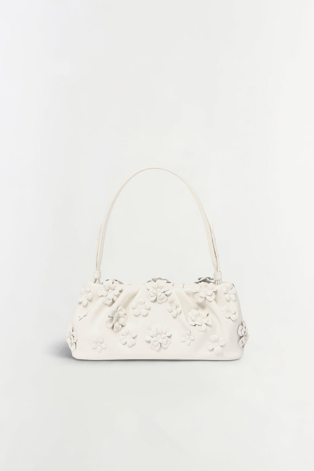 Harlow Leather Flower Shoulder Bag