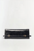 River East West Leather Clutch