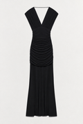 Norvelle Draped Jersey Gown
