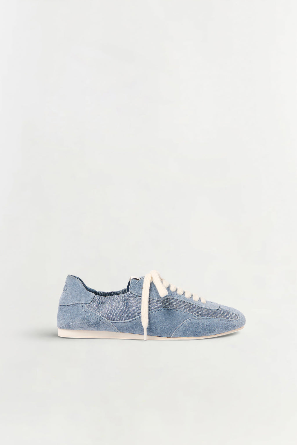 Georgie Denim Leather Combo Sneaker