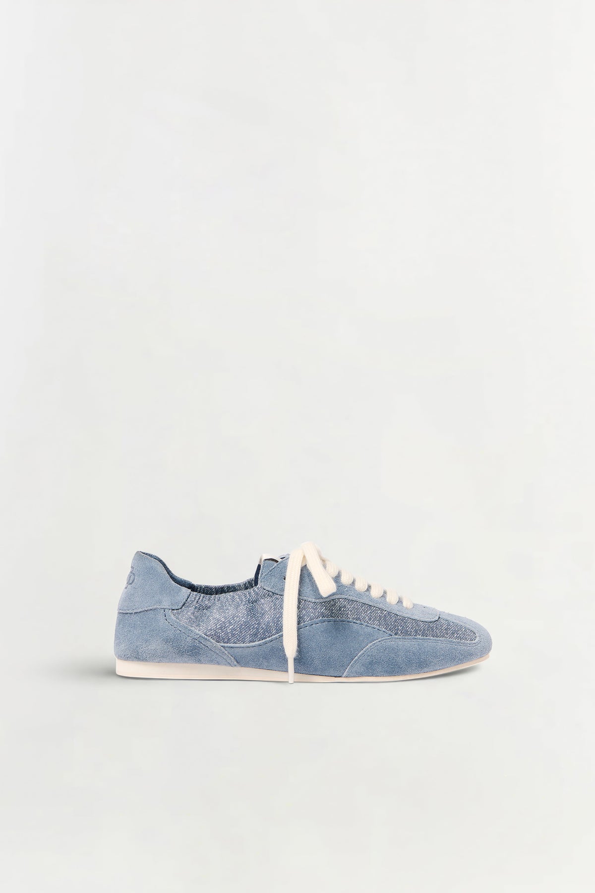Georgie Denim Leather Combo Sneaker
