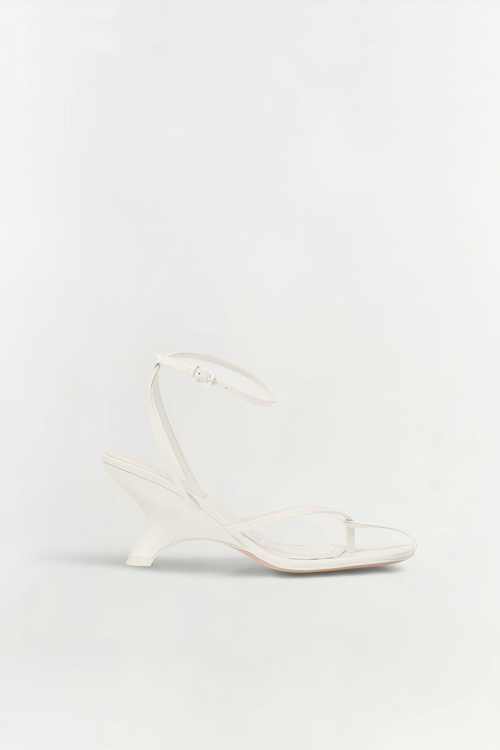 Kelsey Leather Strappy Wedge