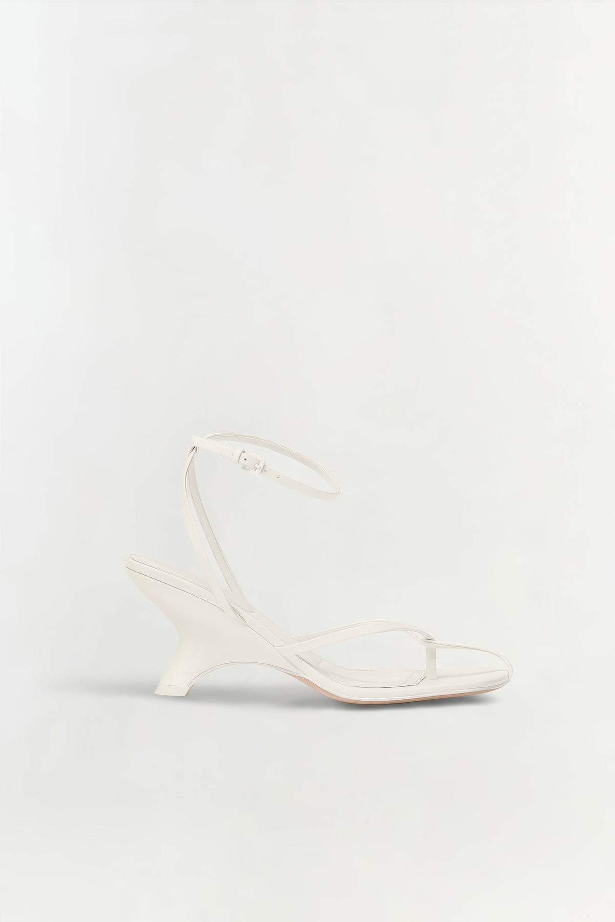 Kelsey Leather Strappy Wedge