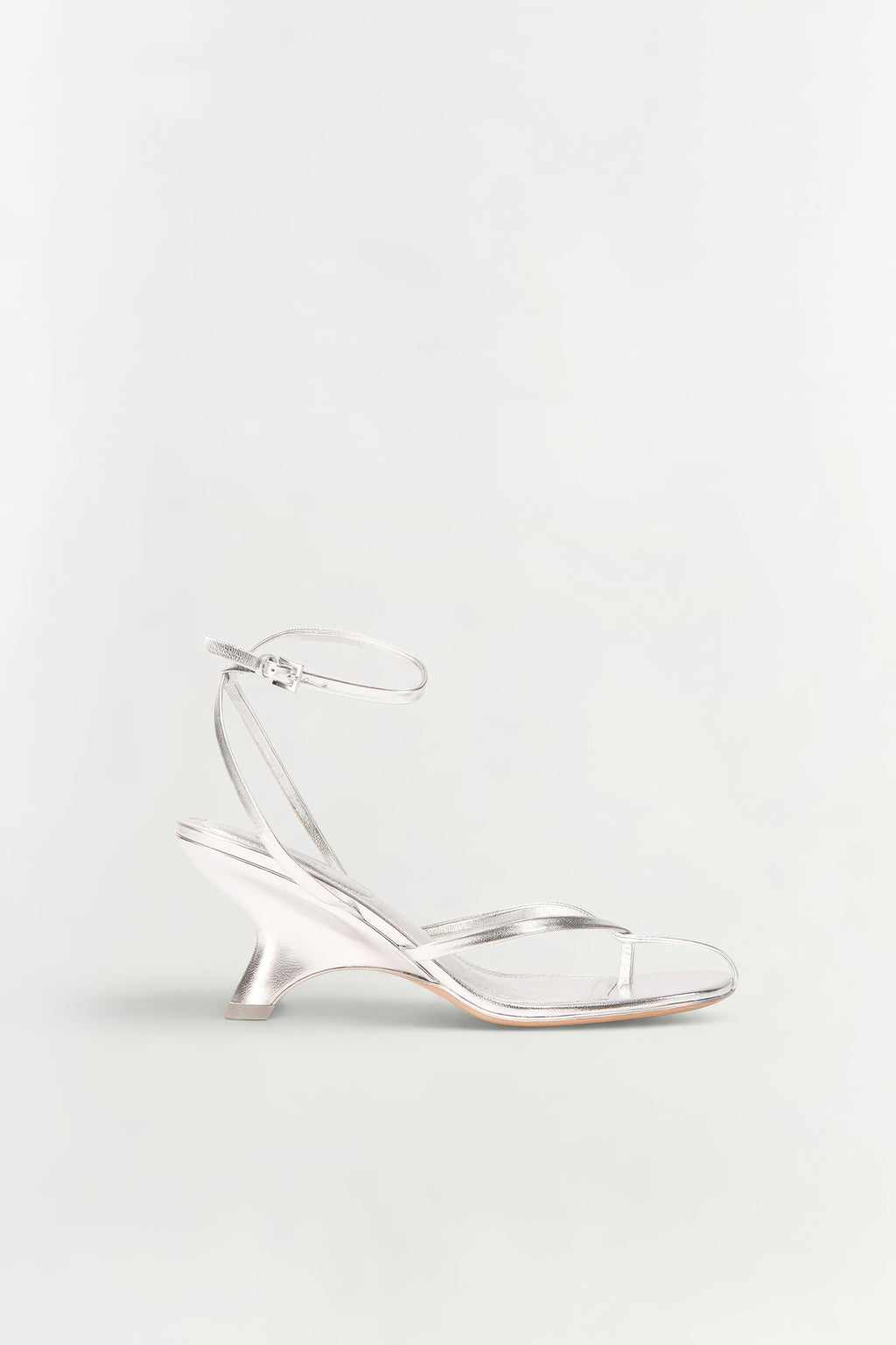 Kelsey Leather Strappy Wedge