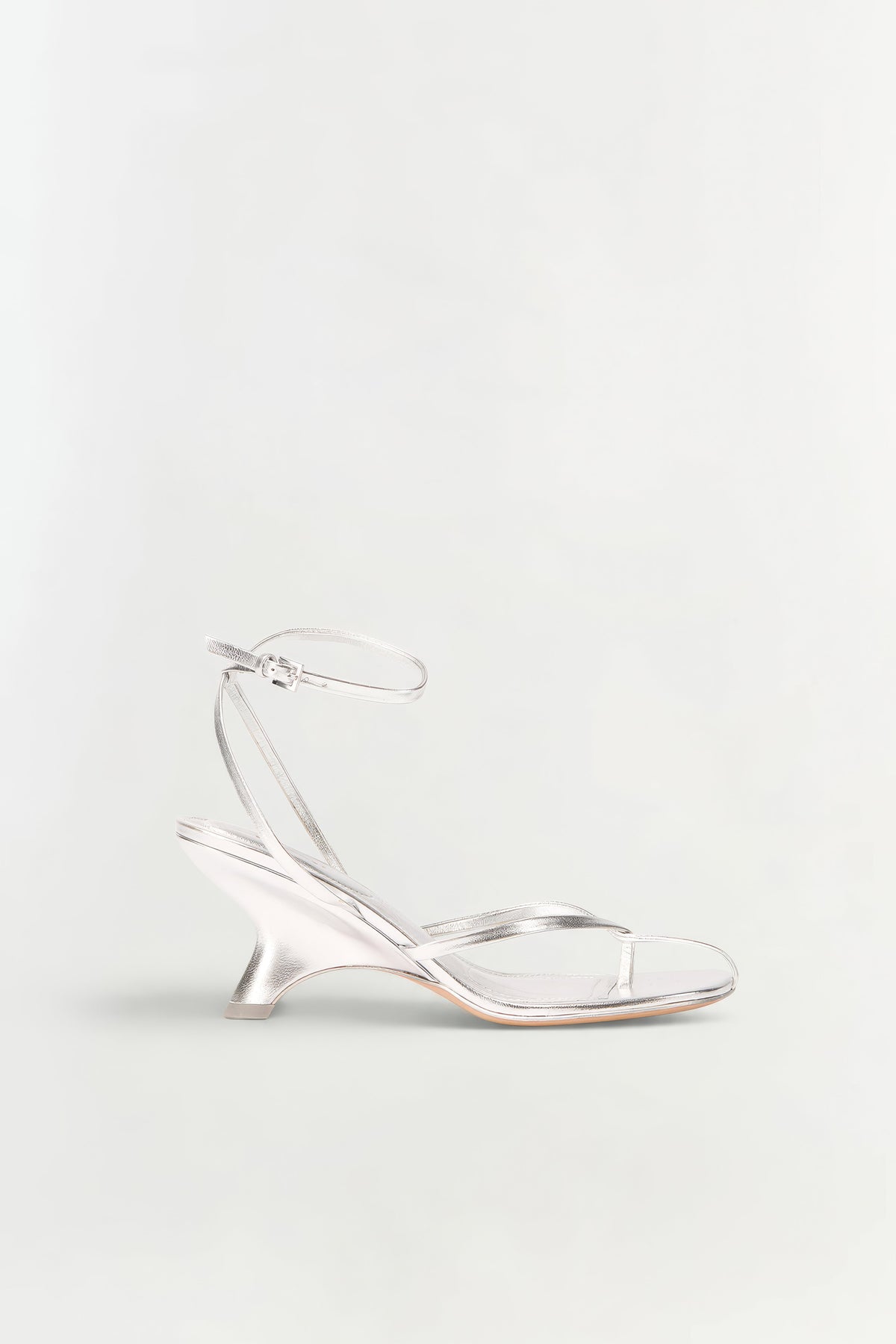 Kelsey Leather Strappy Wedge