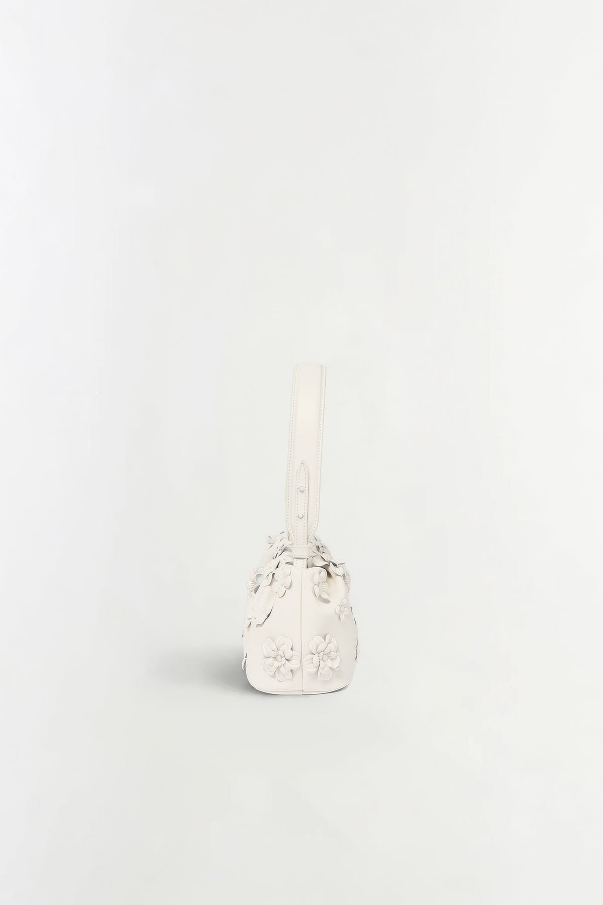 Harlow Leather Flower Shoulder Bag