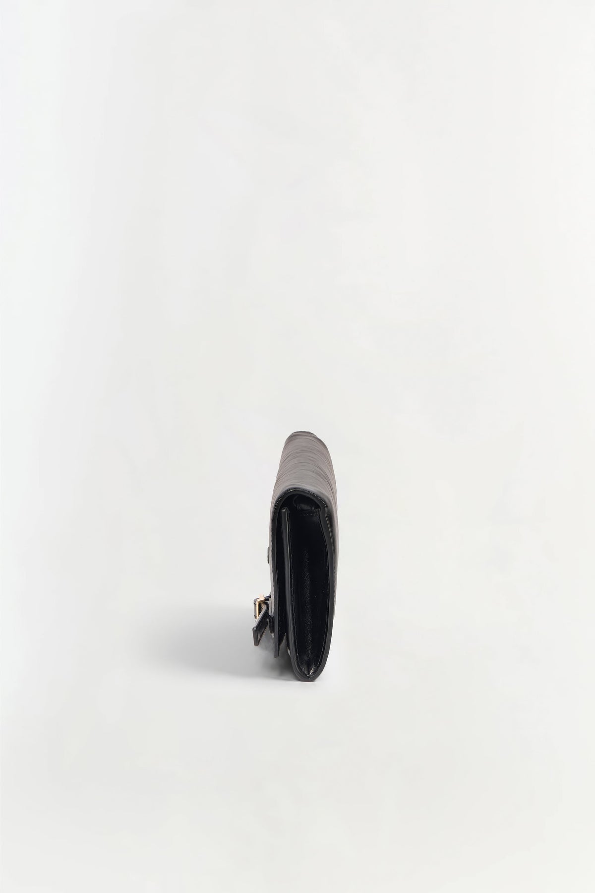 River East West Leather Clutch