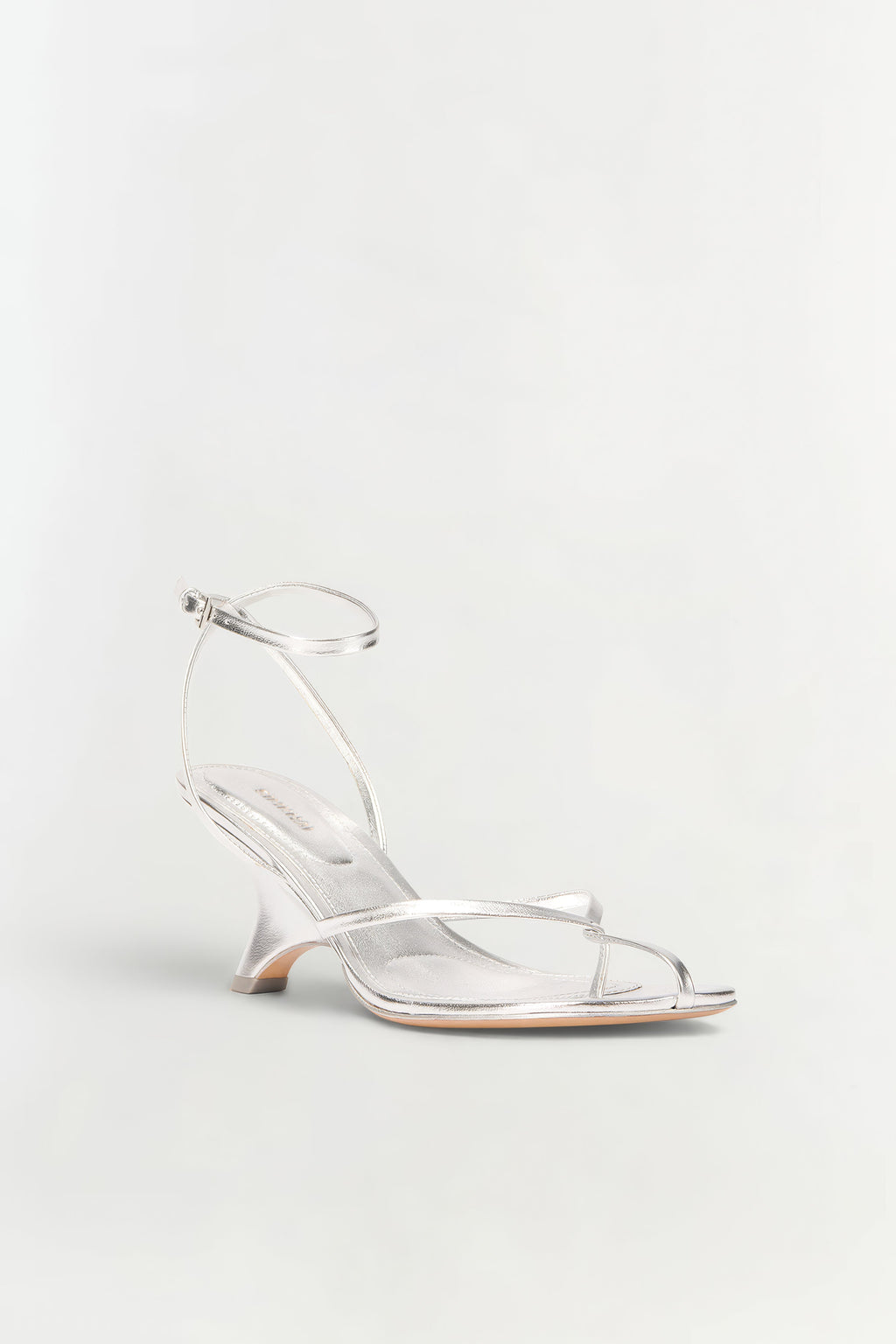 Kelsey Leather Strappy Wedge